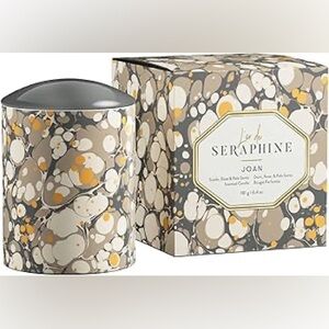 Seraphine Scented Candle with Floral Design